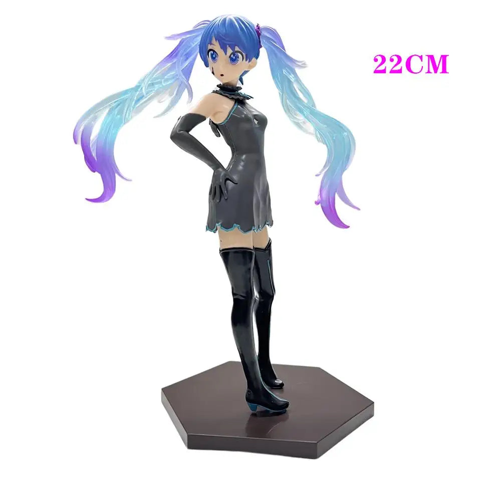 Anime Figure Wedding Dress Hatsune Miku Action Figures Kawaii Swimsuit Vocaloid PVC Collectible Model Toys Girl Gift