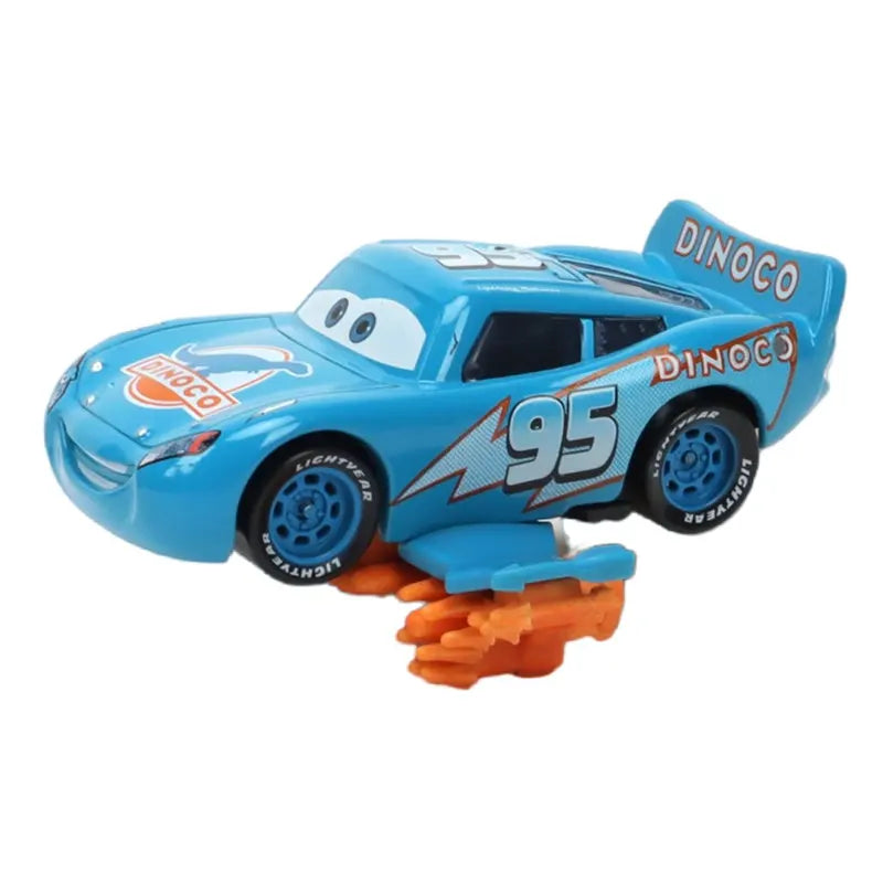 Genuine Disney Pixar Cars Lightning McQueen Toys Jackson Storm The King Mater 1:55 Diecast Metal Alloy Model Car Kid Gift