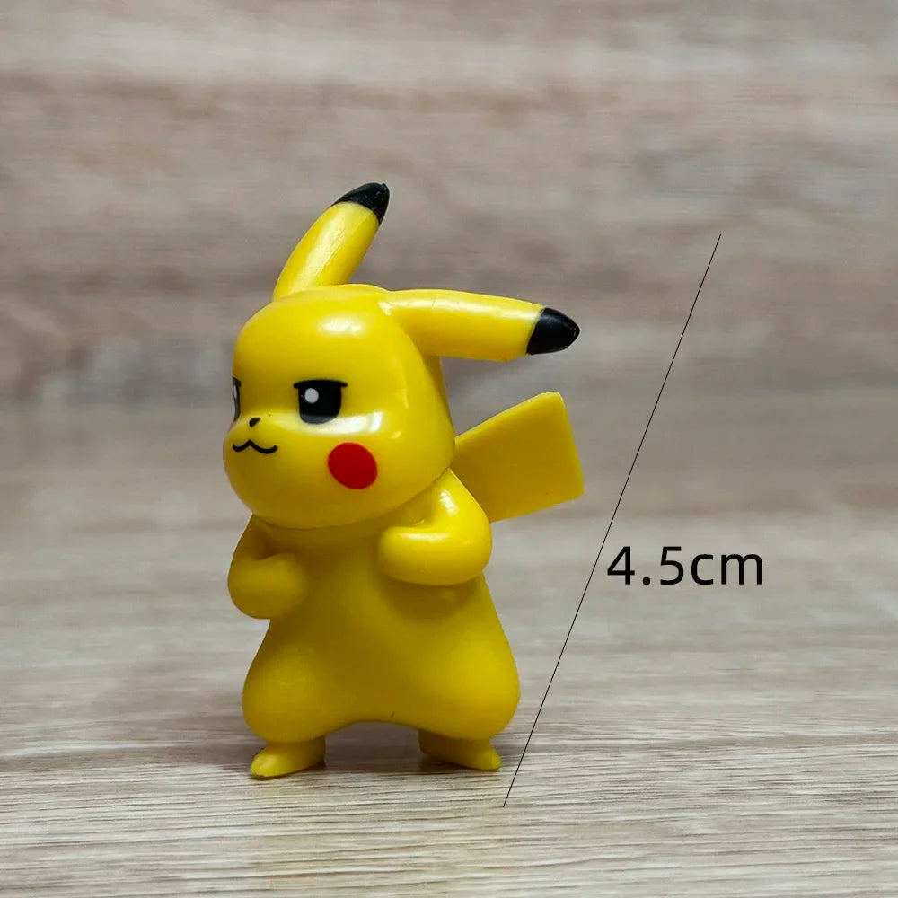 Pokemon Action Figure Pikachu Toys Charmander Squirtle Bulbasaur Pocket Monster Tiny Figure Childrens Gift