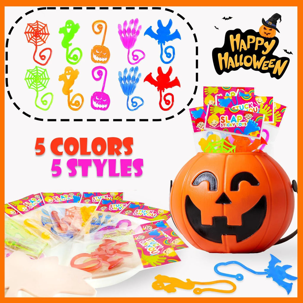 10Pcs Stretchable Climbing Spider Web Elastic Sticky Hand Novelty Toys for Kids Halloween Birthday Party Decorations Gifts