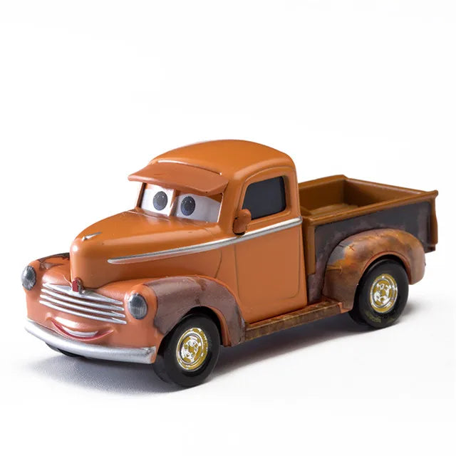 Genuine Disney Pixar Cars Lightning McQueen Toys Jackson Storm The King Mater 1:55 Diecast Metal Alloy Model Car Kid Gift
