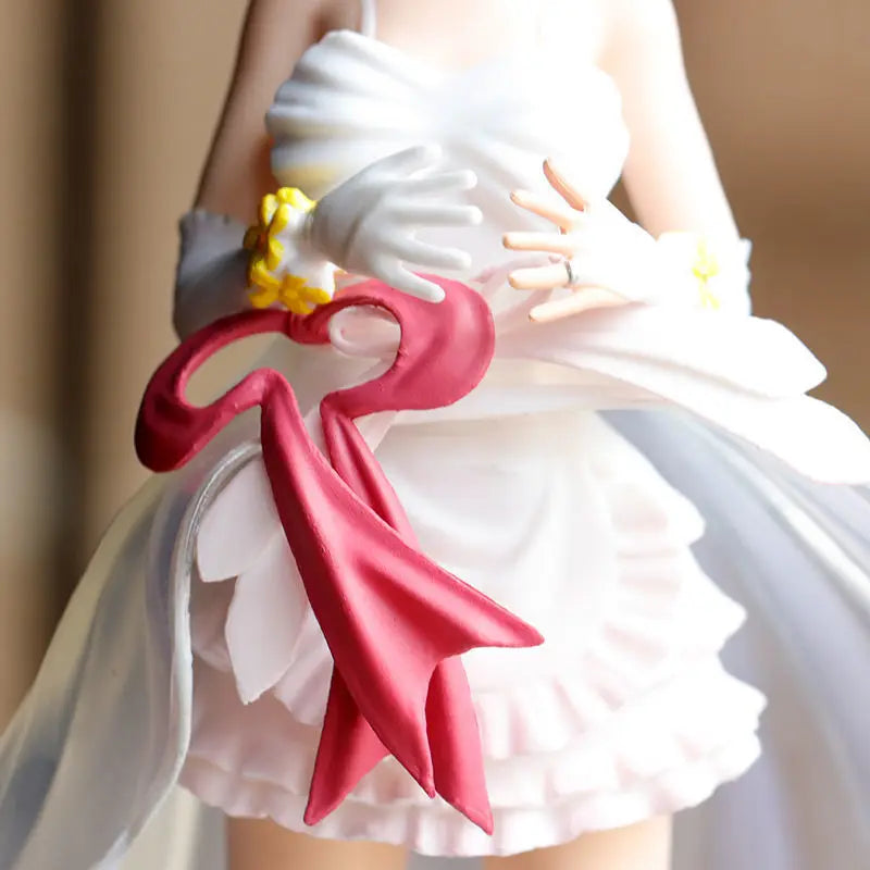 Anime Figure Wedding Dress Hatsune Miku Action Figures Kawaii Swimsuit Vocaloid PVC Collectible Model Toys Girl Gift