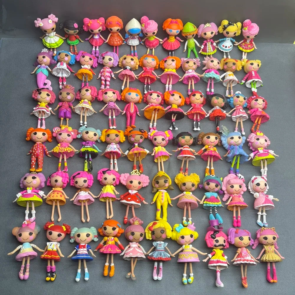 Original 8-10cm Can Choose Lalaloopsy Little Sister and Pet Dolls PVC Girls' Holiday Gift Collection Pvc Toys