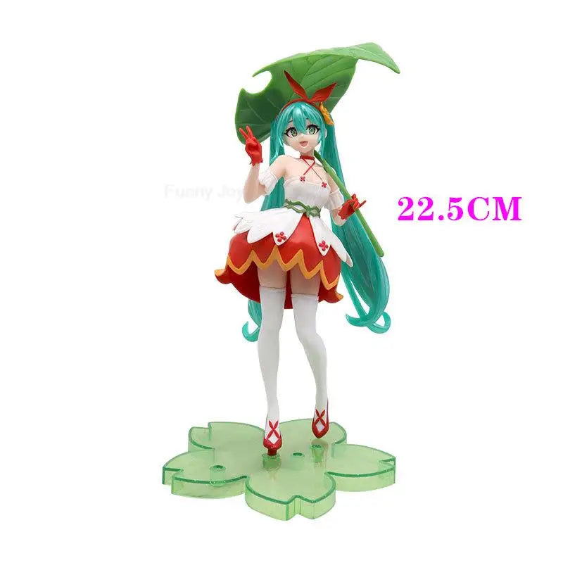 Anime Figure Wedding Dress Hatsune Miku Action Figures Kawaii Swimsuit Vocaloid PVC Collectible Model Toys Girl Gift
