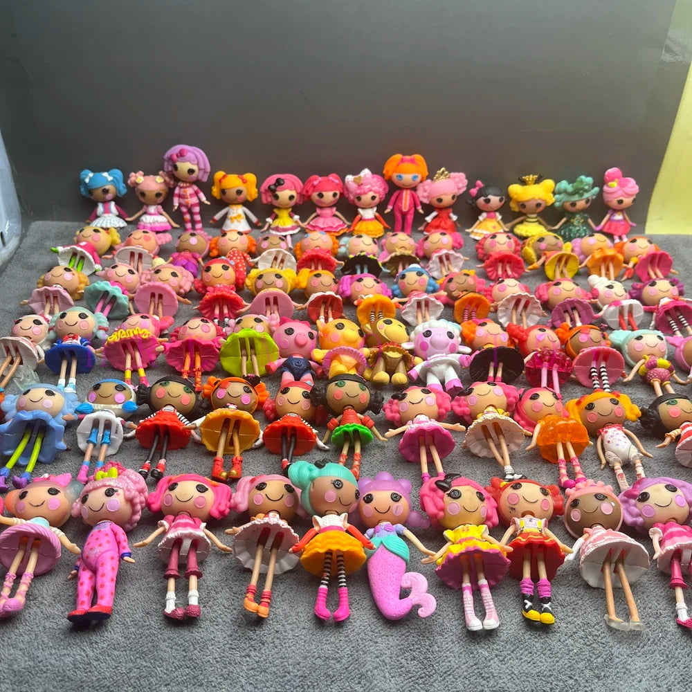 Original 8-10cm Can Choose Lalaloopsy Little Sister and Pet Dolls PVC Girls' Holiday Gift Collection Pvc Toys